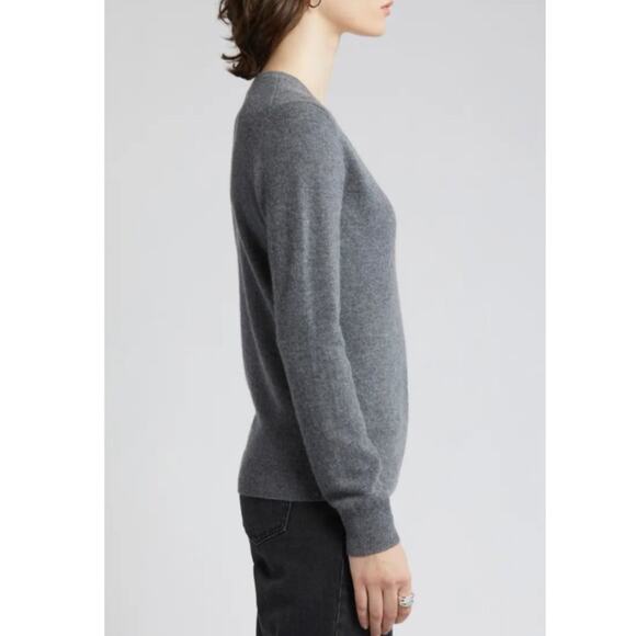 New  NORDSTROM  100% Cashmere V-Neck Sweater XS ~ GORGEOUS Ret $159 - Picture 8 of 8